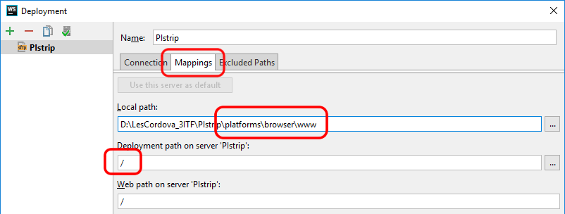 Mapping op RPi