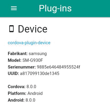 Device info